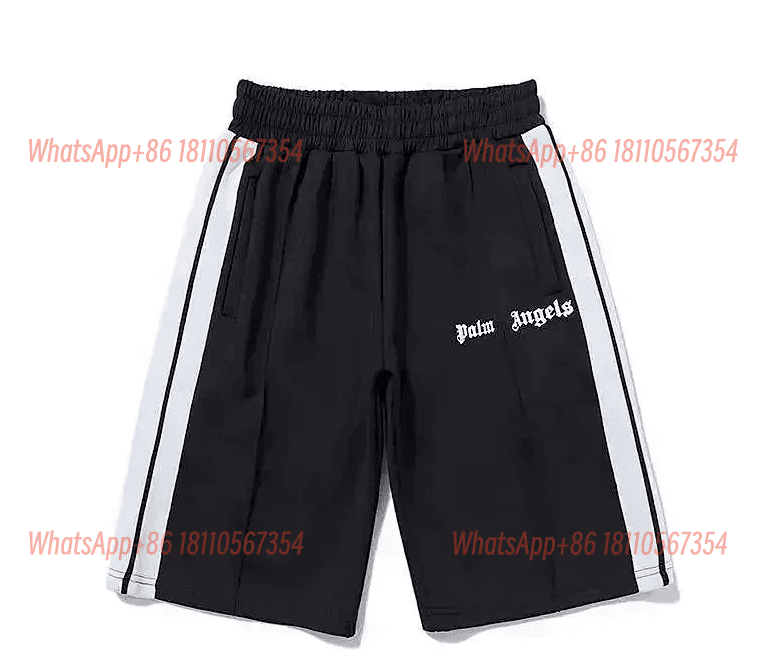 Fear of God Essentials Logo Shorts Black — Palm Angels-黑色