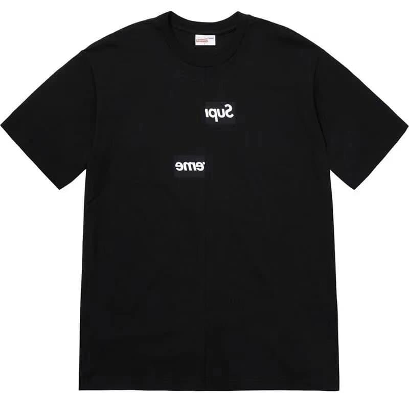 Supreme T-Shirt Sheep in Box Print — B103拆标错位 黑色