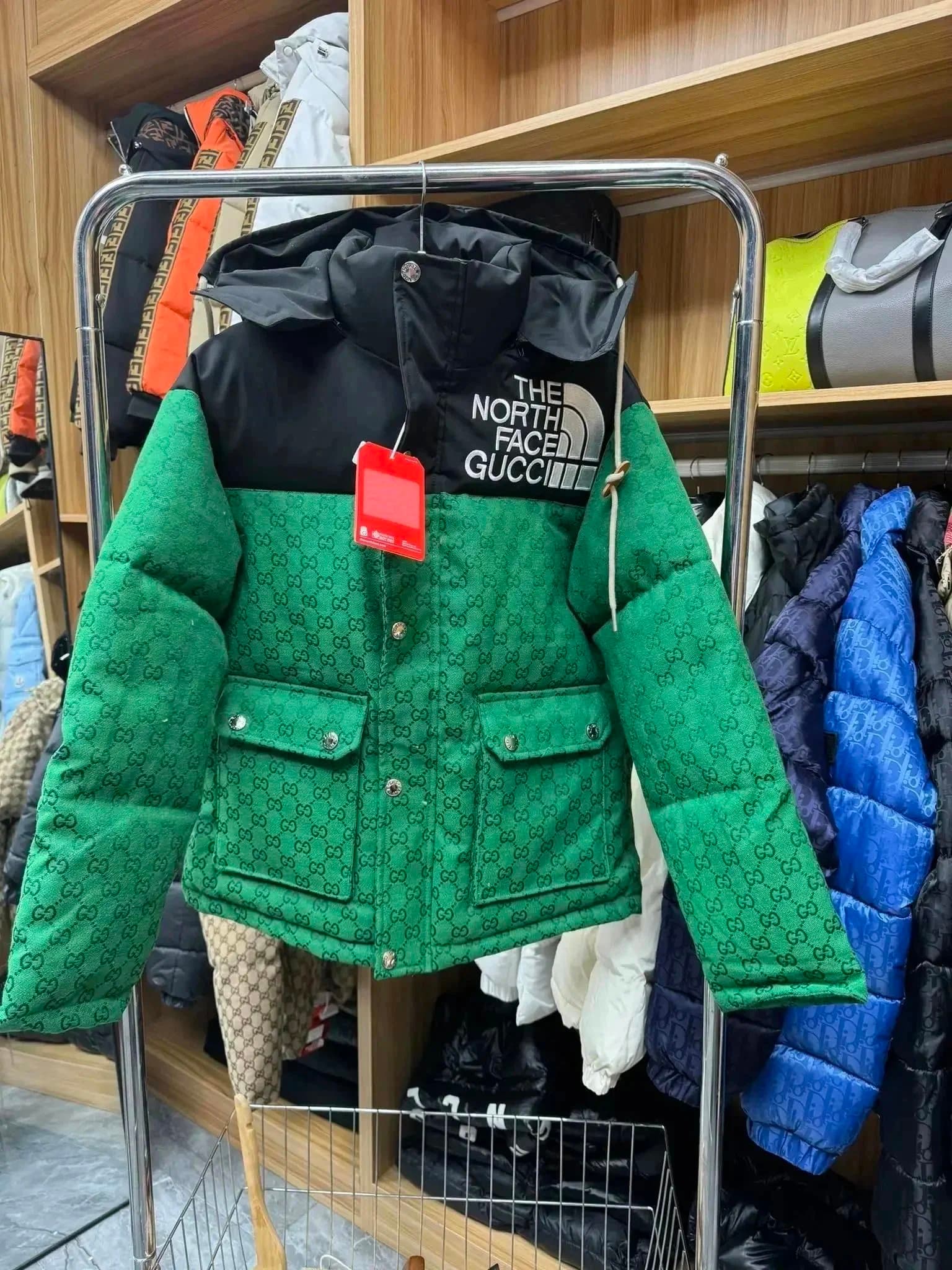 Moncler Down Jacket Quilted Hooded — 16绿色