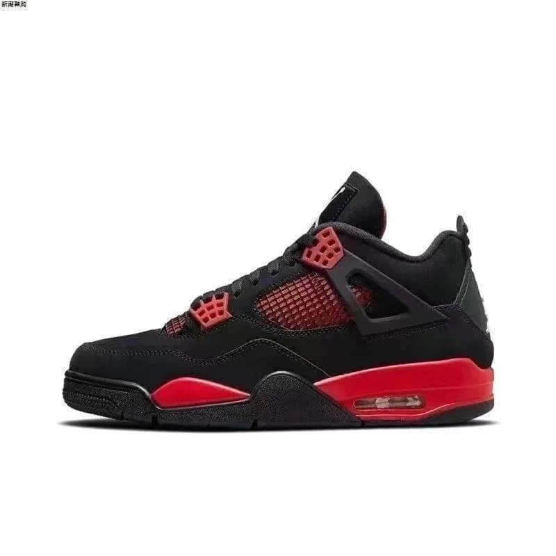 Air Jordan 4 Fire Red — Black red lightning