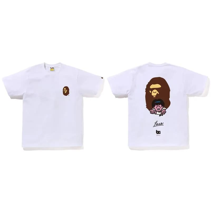 BAPE × Fear of God Short-Sleeve T-Shirt Ape Head x FOG Graphic
