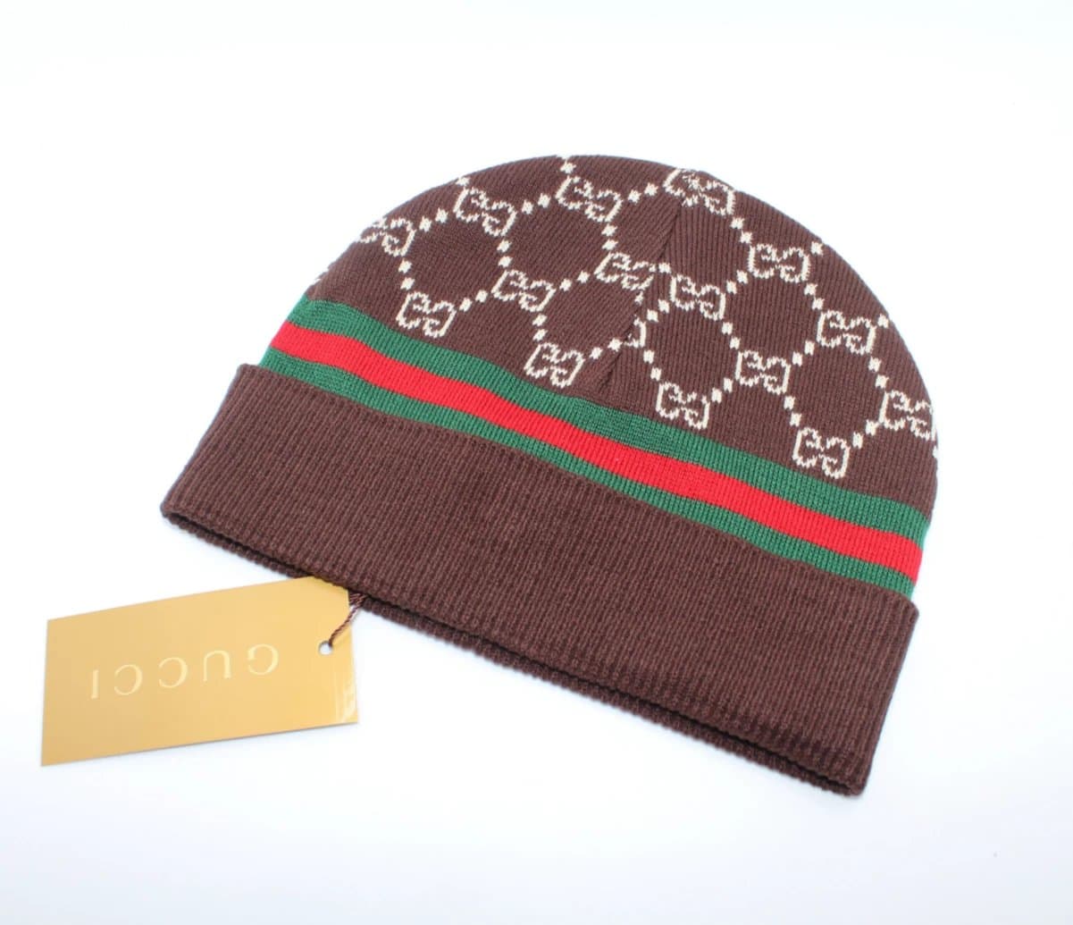 Gucci Knit Beanie GG Monogram