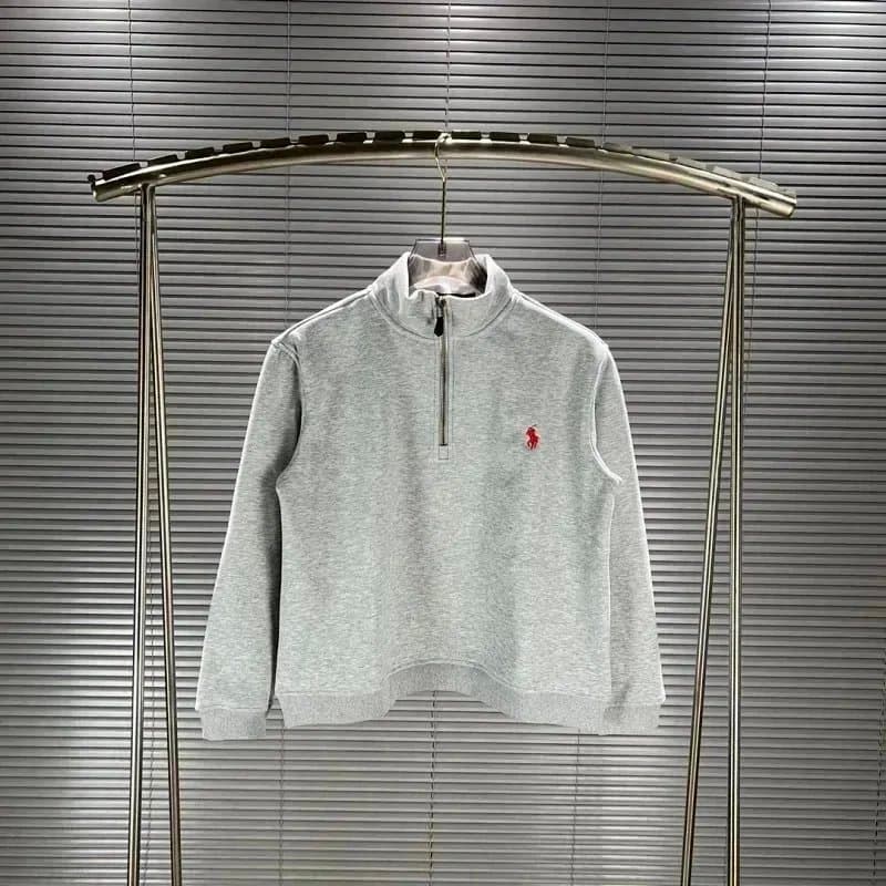 Polo Ralph Lauren Quarter-Zip Pullover Heather Grey