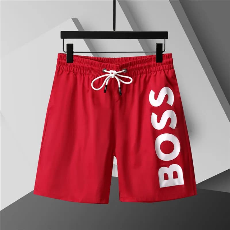 Hugo Boss Track Shorts Side Stripe — 3781红色