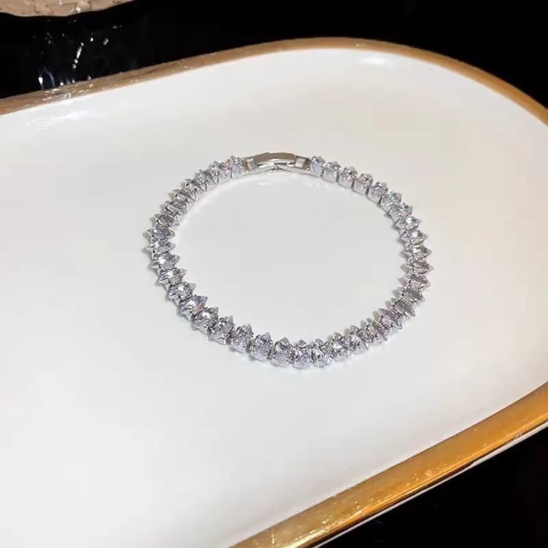Chrome Hearts Tennis Bracelet Cubic Zirconia