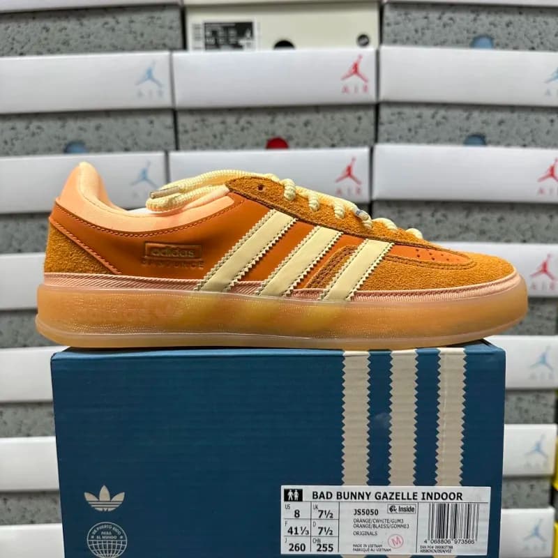 Adidas × Jordan Samba Pony Tonal — JS5050 橙色