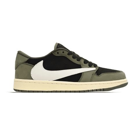 Nike × Travis Scott Dunk Low Cactus Jack — 36-47.5 (Message Remarks Size) · White black green