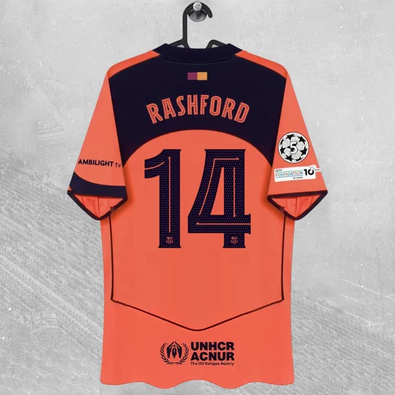 Home Jersey Mbappé #10 — 2526巴萨二客#14欧冠