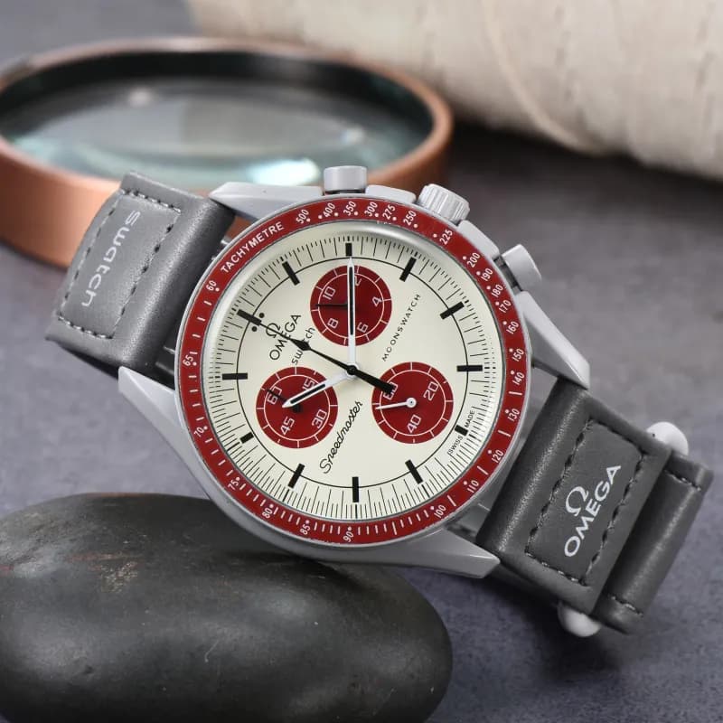 Omega Speedmaster Moonwatch Red Subdials