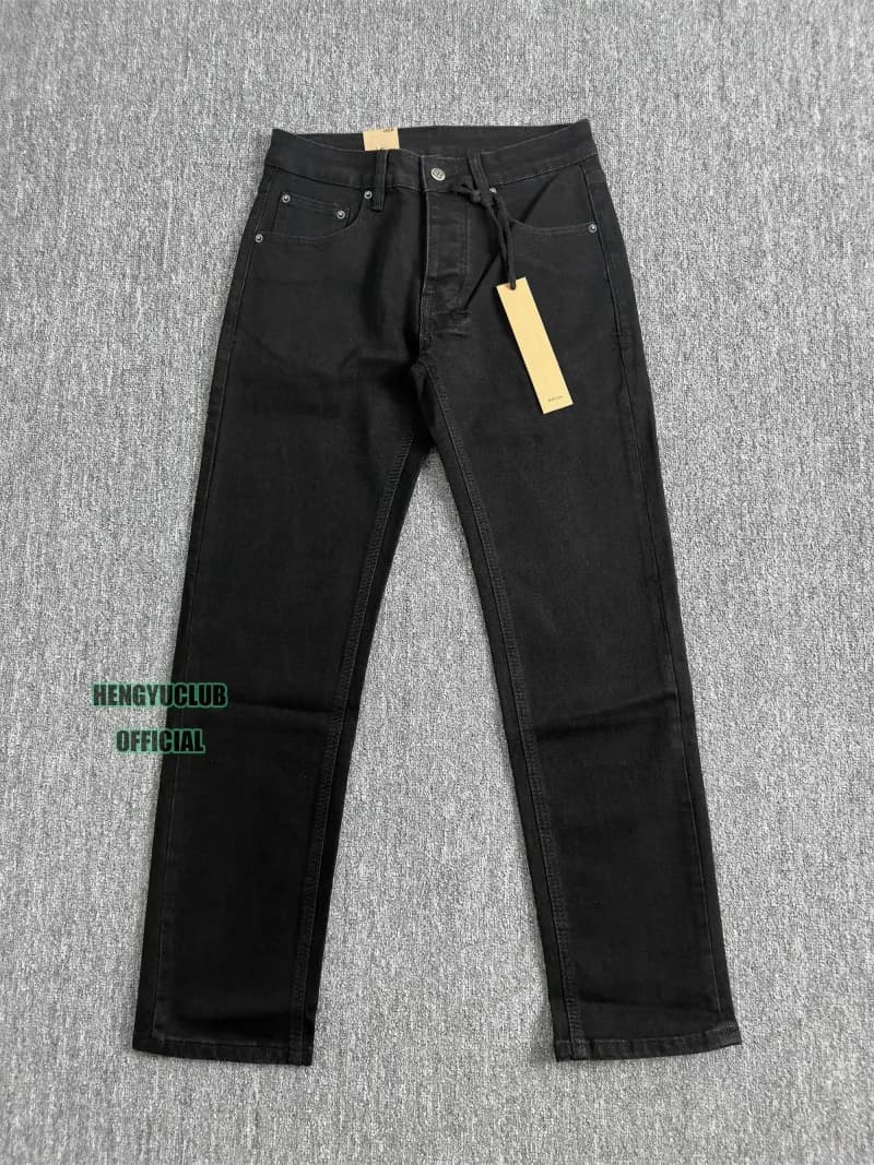 Distressed Jeans Paint-Splatter & Roman Numeral Print — WM36