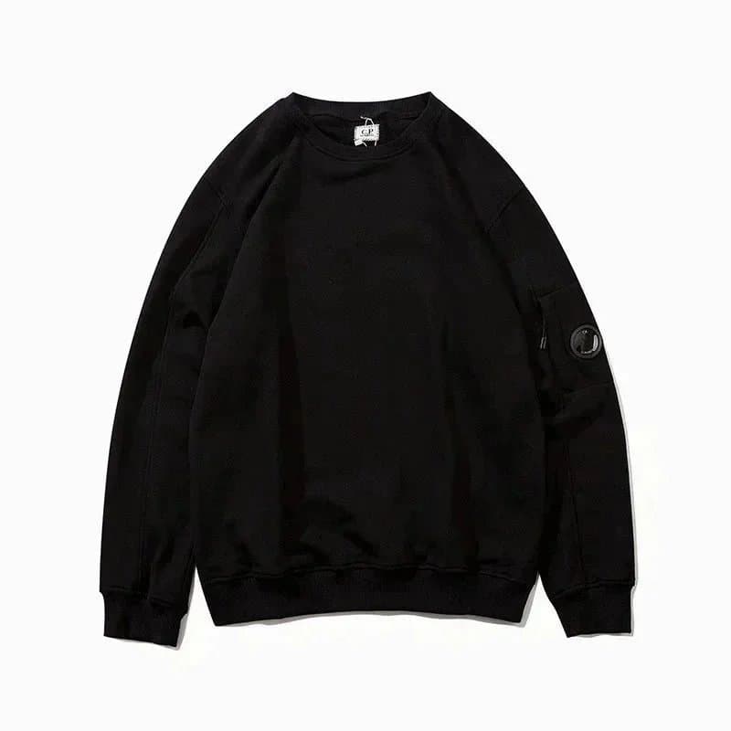 C.P. Company Zip-Up Hoodie Goggle Patch — 9910 黑色