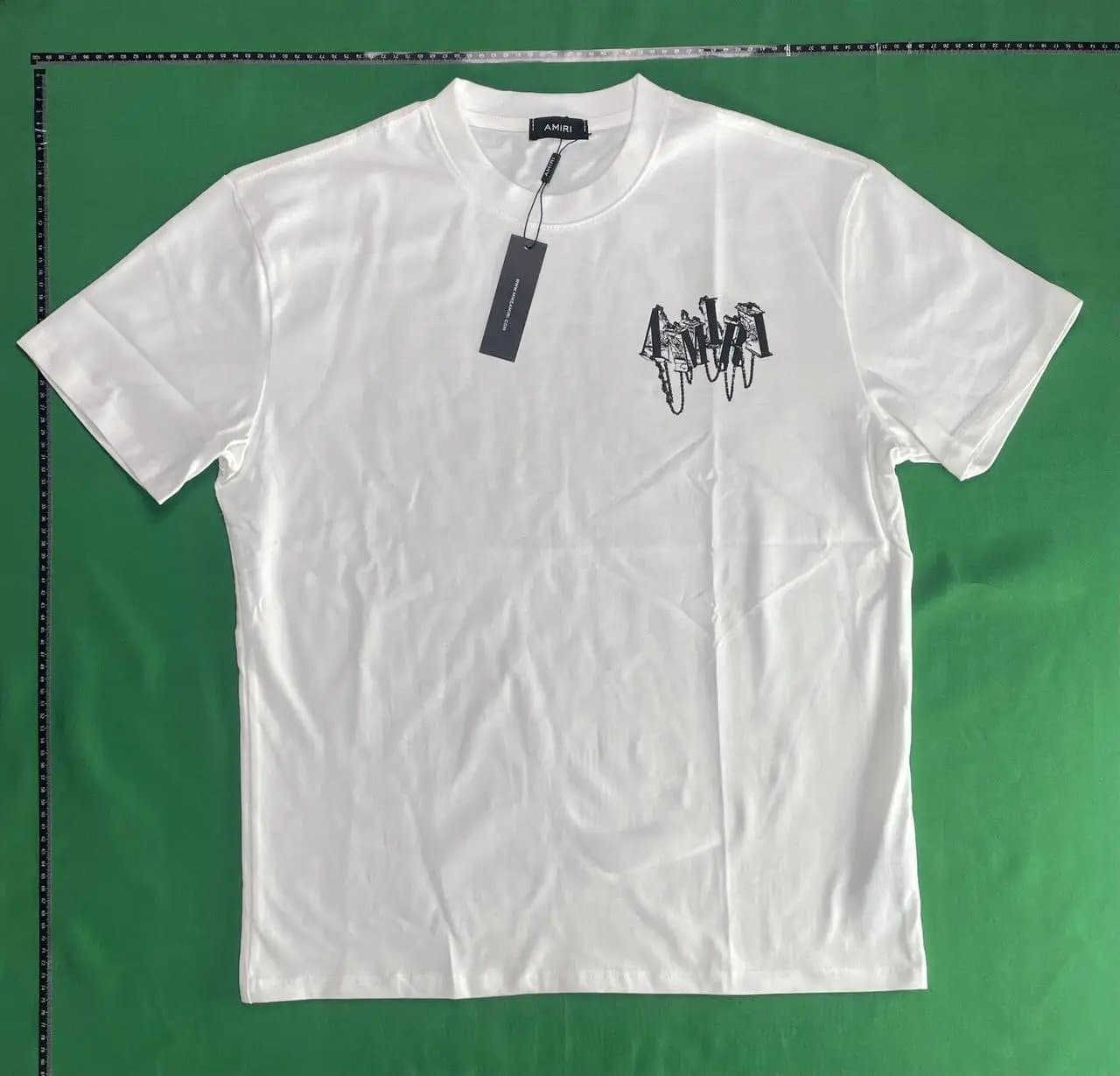 Amiri Graphic Tee Sequined Logo — 13