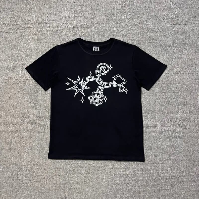 Anti Social Social Club Graphic Tee Sun Logo — AD08黑色