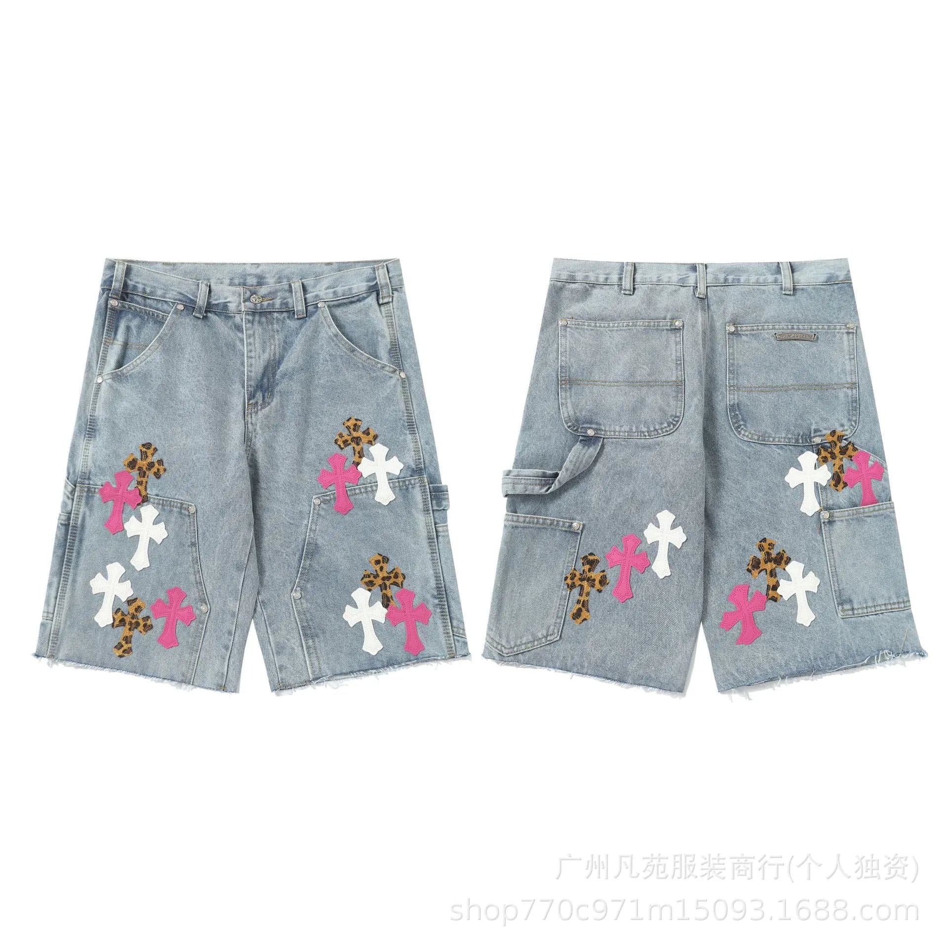 Chrome Hearts Cargo Shorts Cross Patch