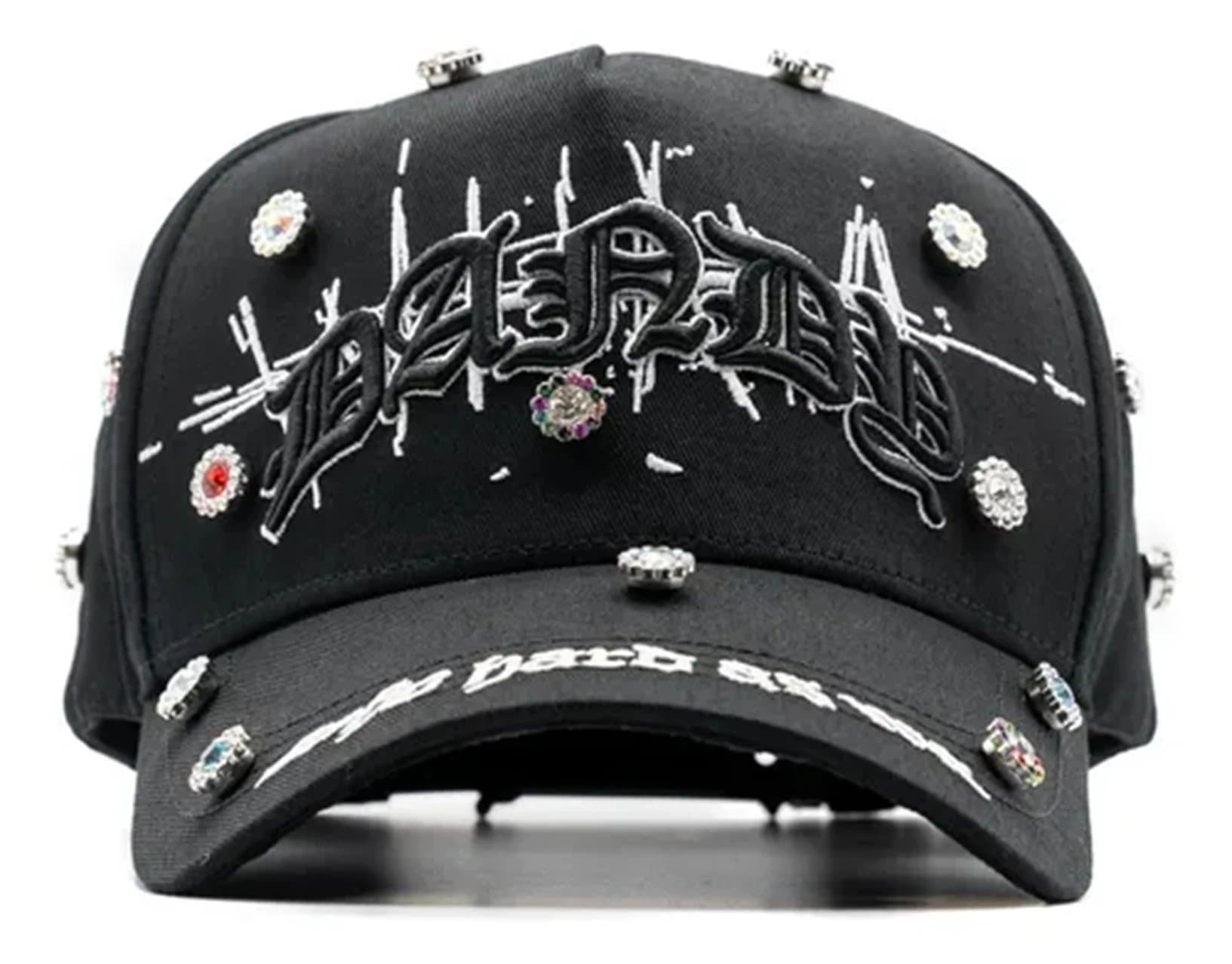 MLB Baseball Cap Studded NY Logo — D38