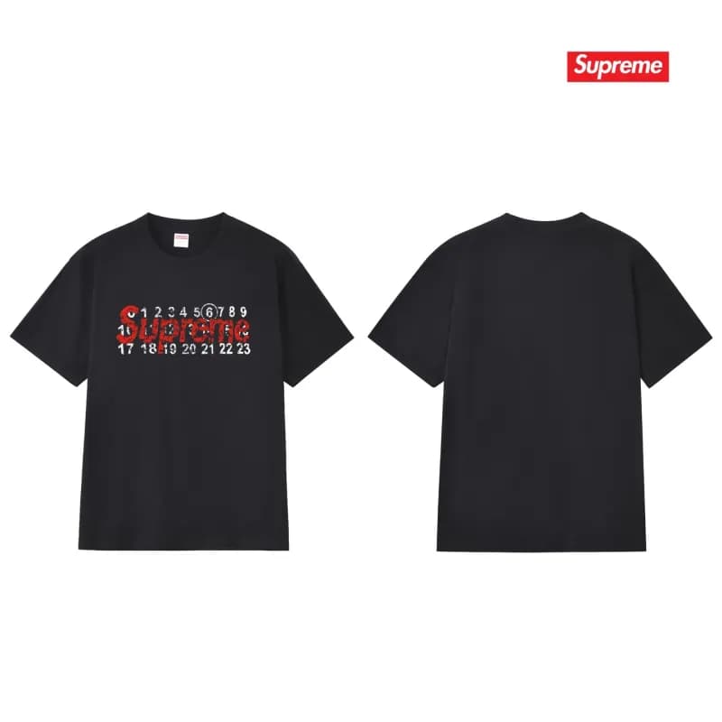 Supreme T-Shirt Graffiti Logo — S308黑色