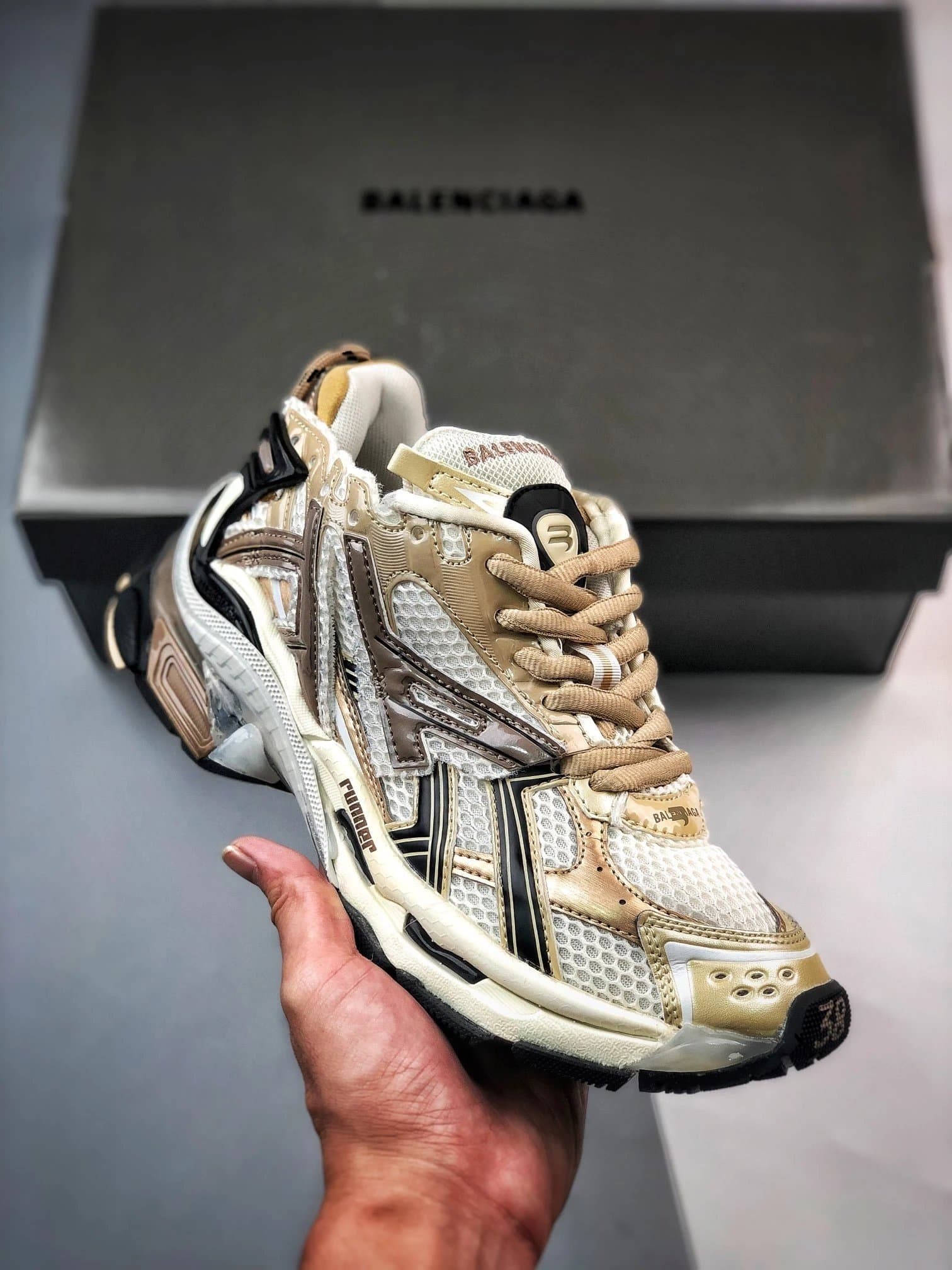 Balenciaga Triple S Black — Runner  5