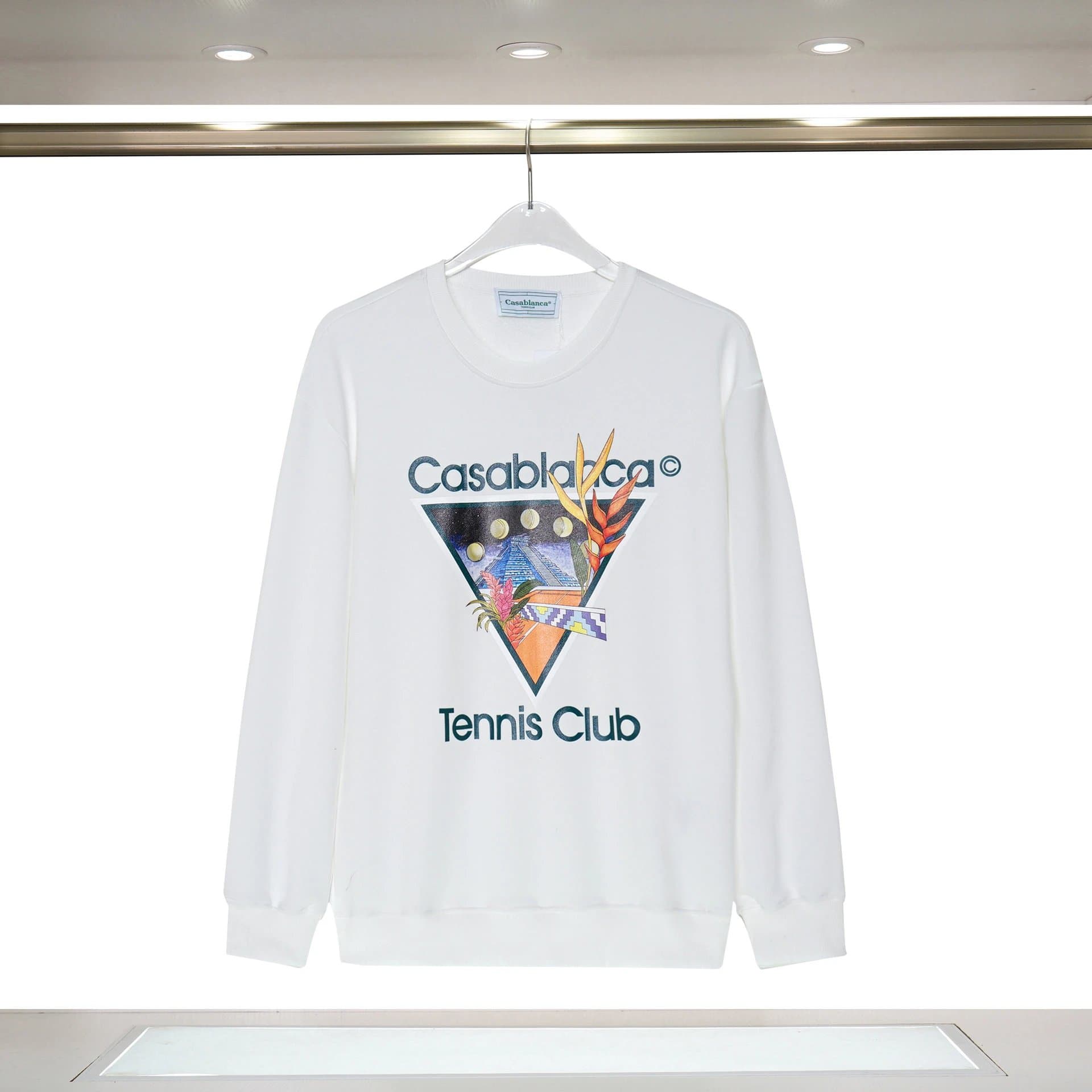 Casablanca Tennis Club Sweatshirt Graphic Print