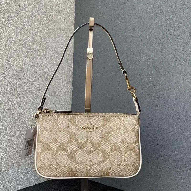 Gucci GG Marmont Mini Wristlet Coated Canvas