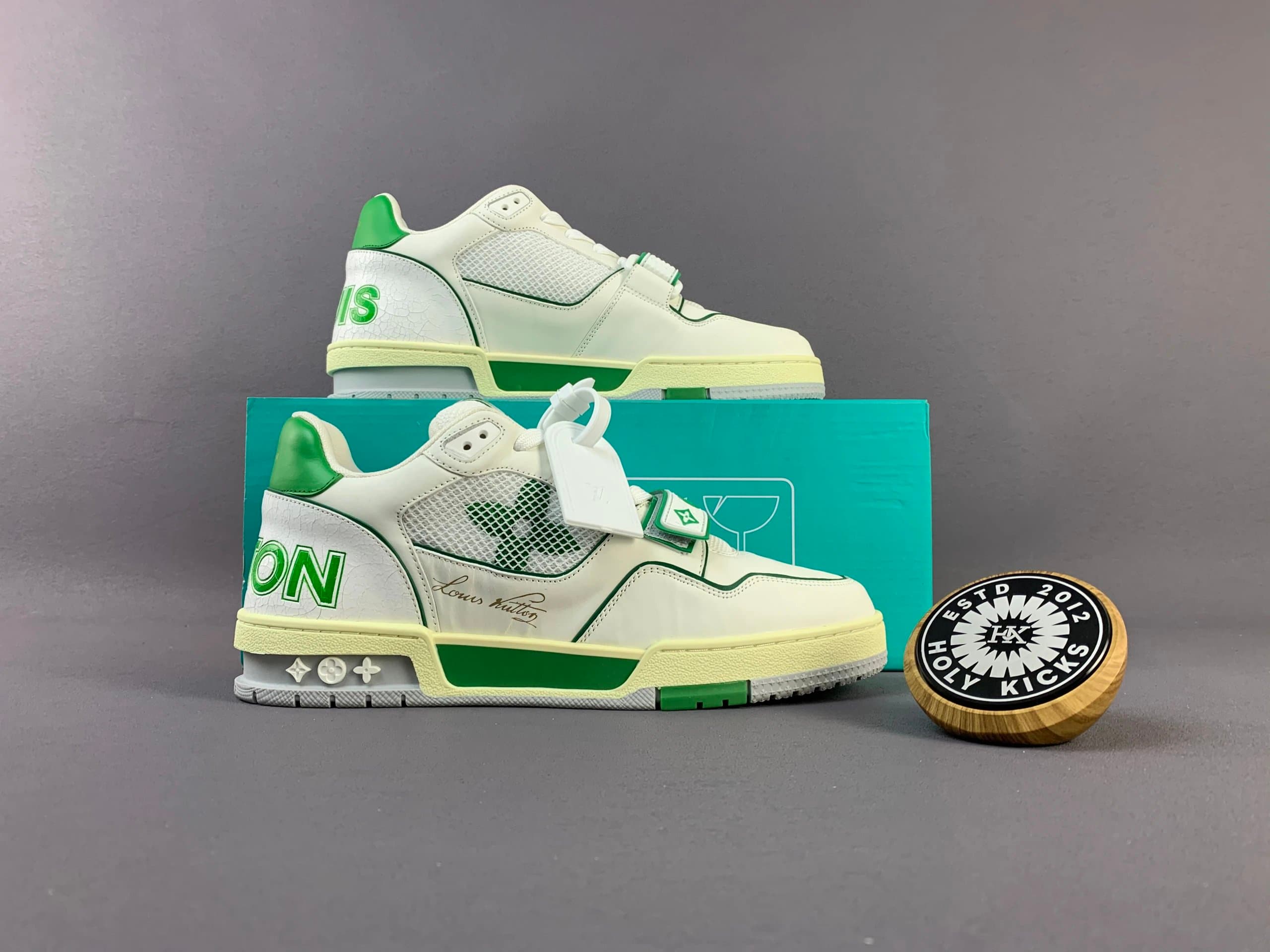 Louis Vuitton LV Trainer Green Monogram