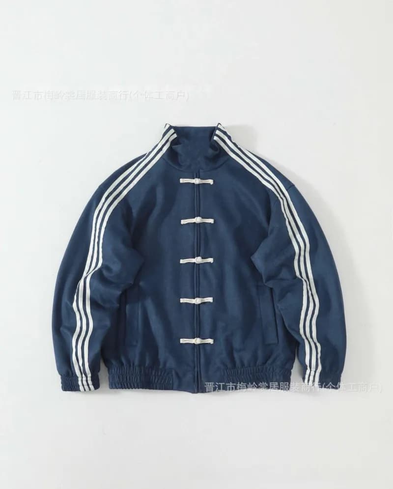 Adidas Track Jacket Chinese Knot Button — 藏青色