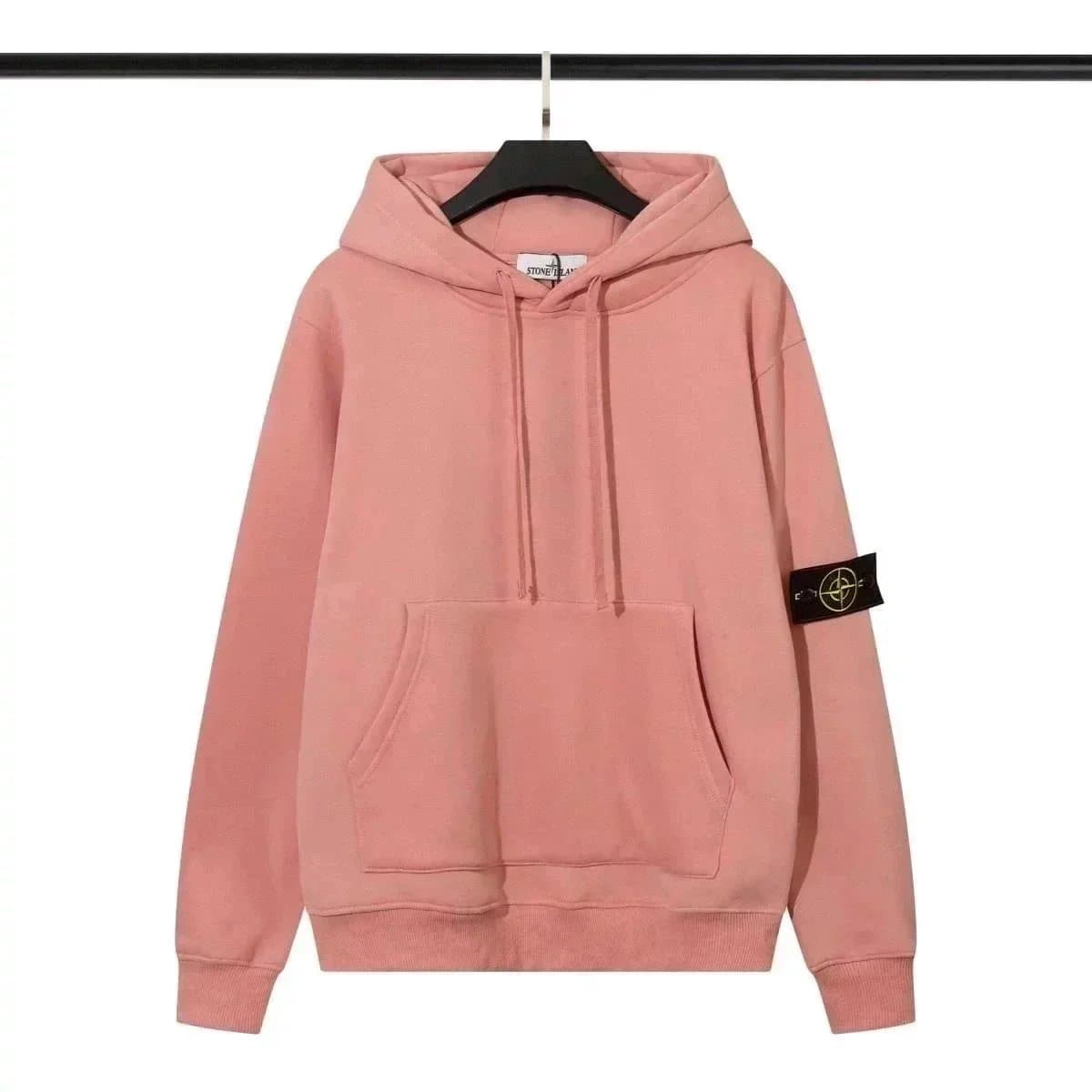 Stone Island Zip-Up Hoodie Compass Logo — 17