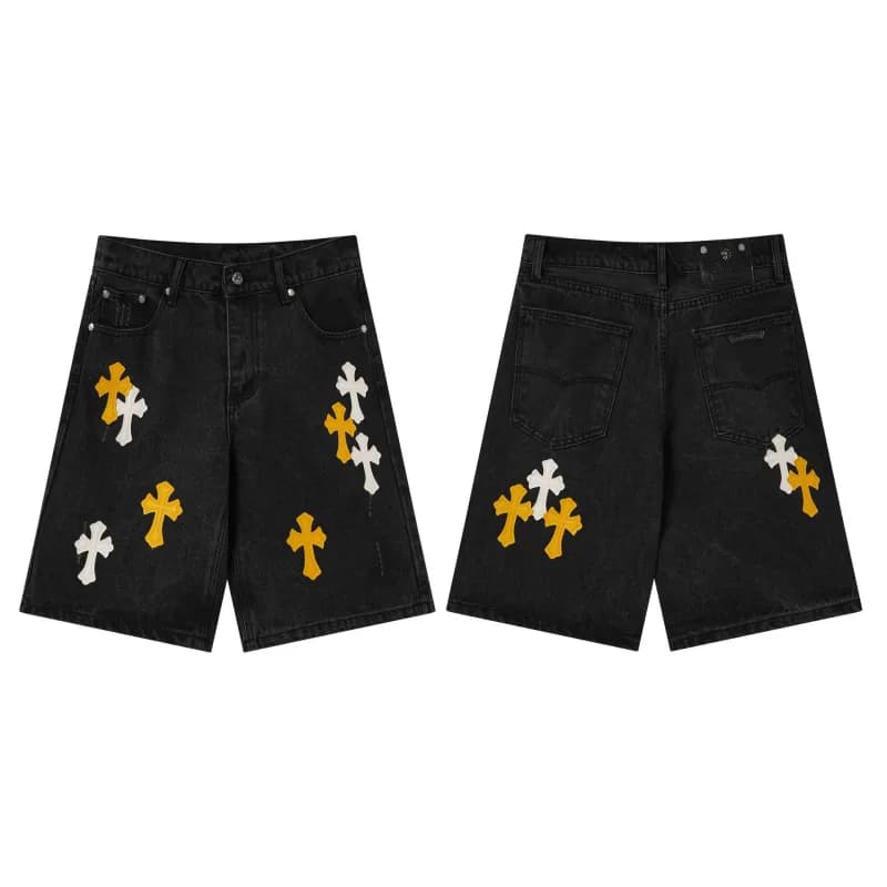 Chrome Hearts Straight Fit Jeans Cross Patch — 517