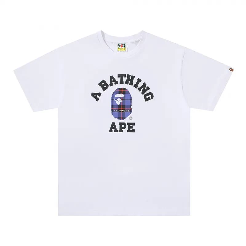 BAPE Classic T-Shirt Plain — 103白蓝（数码印）
