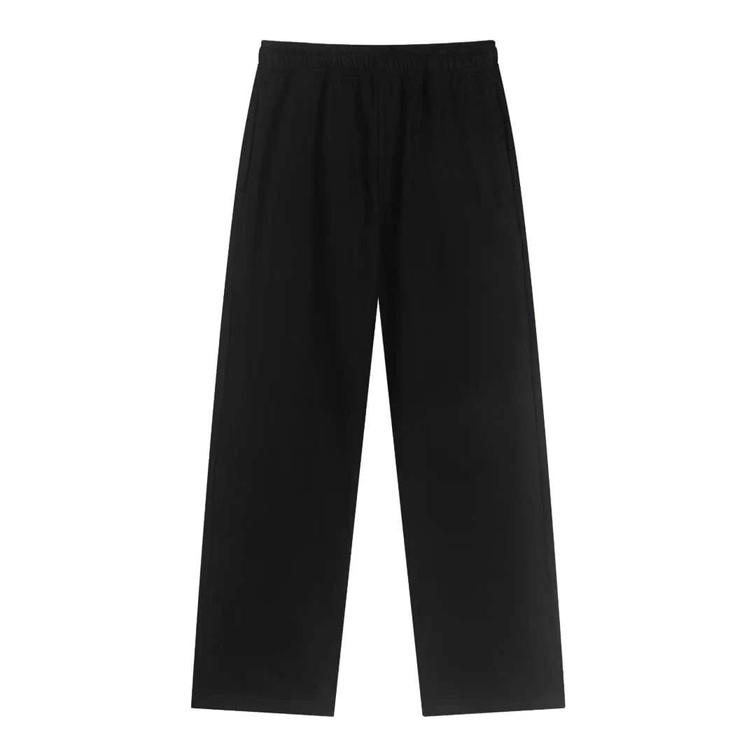 Fear of God Essentials Wide-Leg Trousers Solid Black