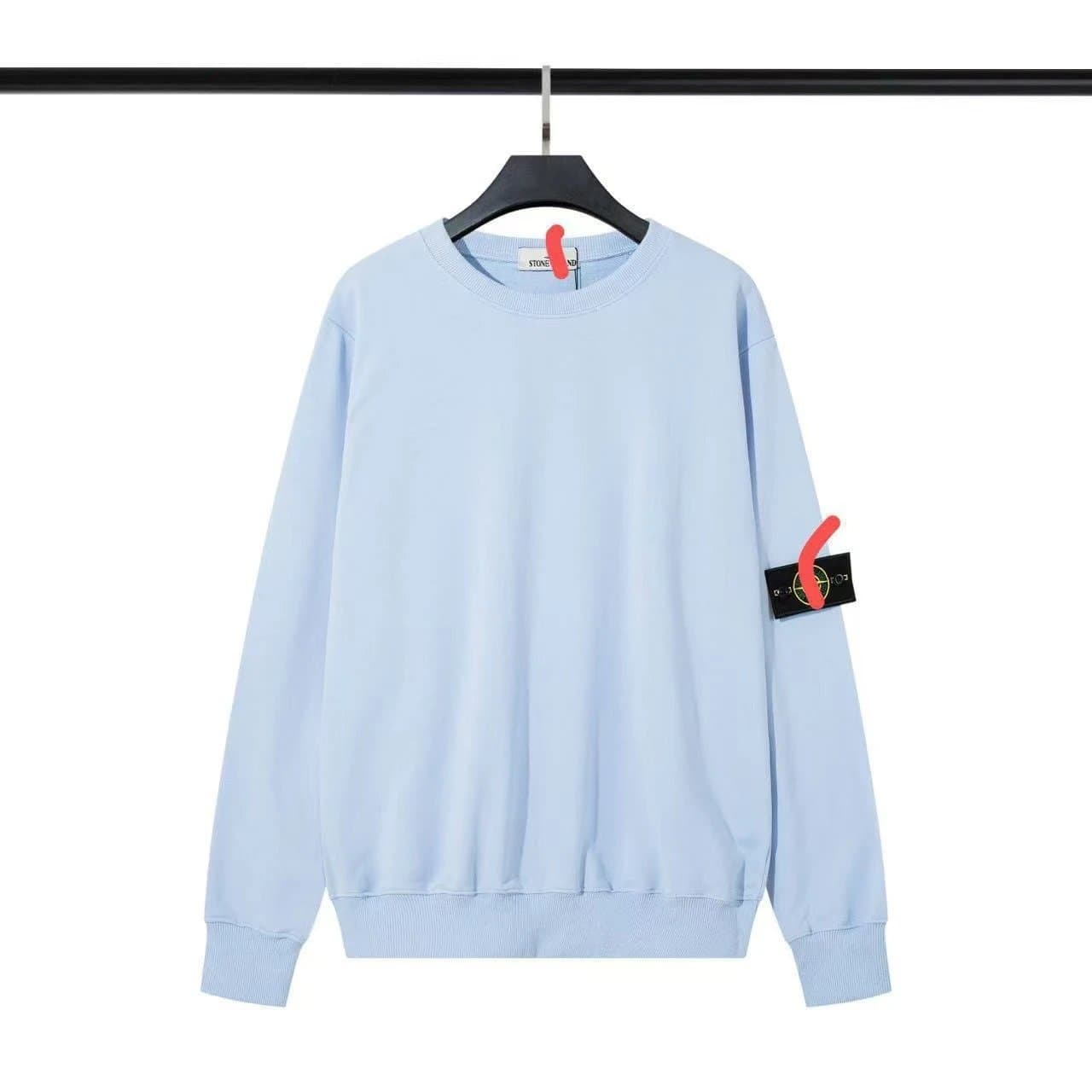 Stone Island Crewneck Sweatshirt Light Blue