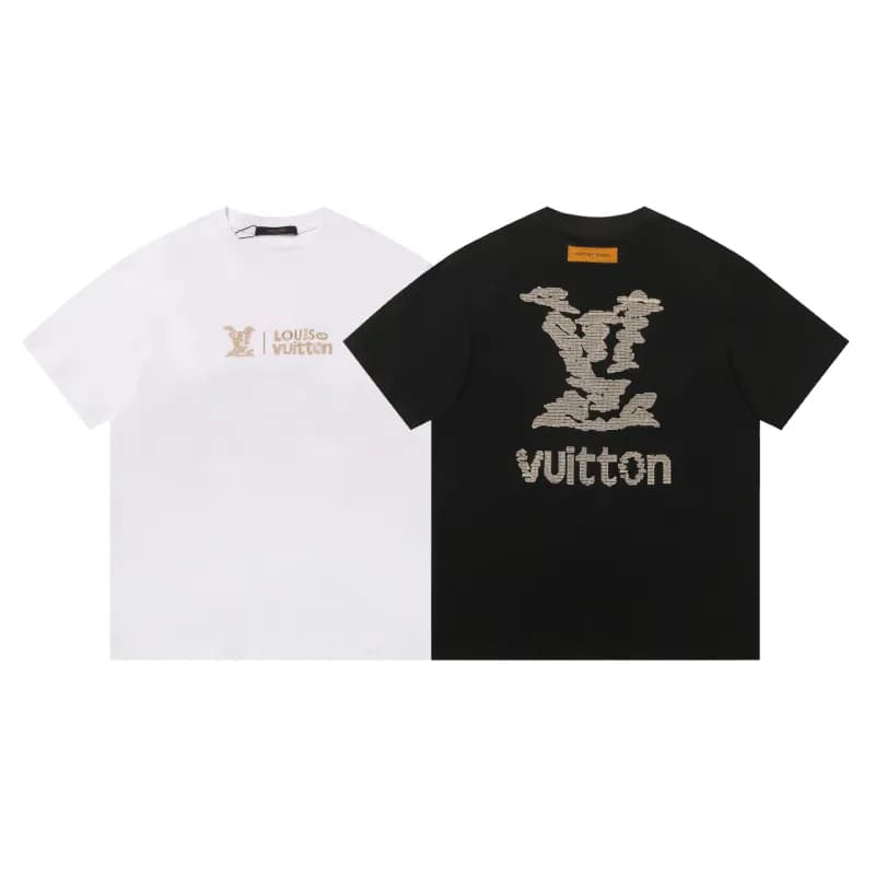 Louis Vuitton × Off-White T-Shirt LV Logo Embroidered