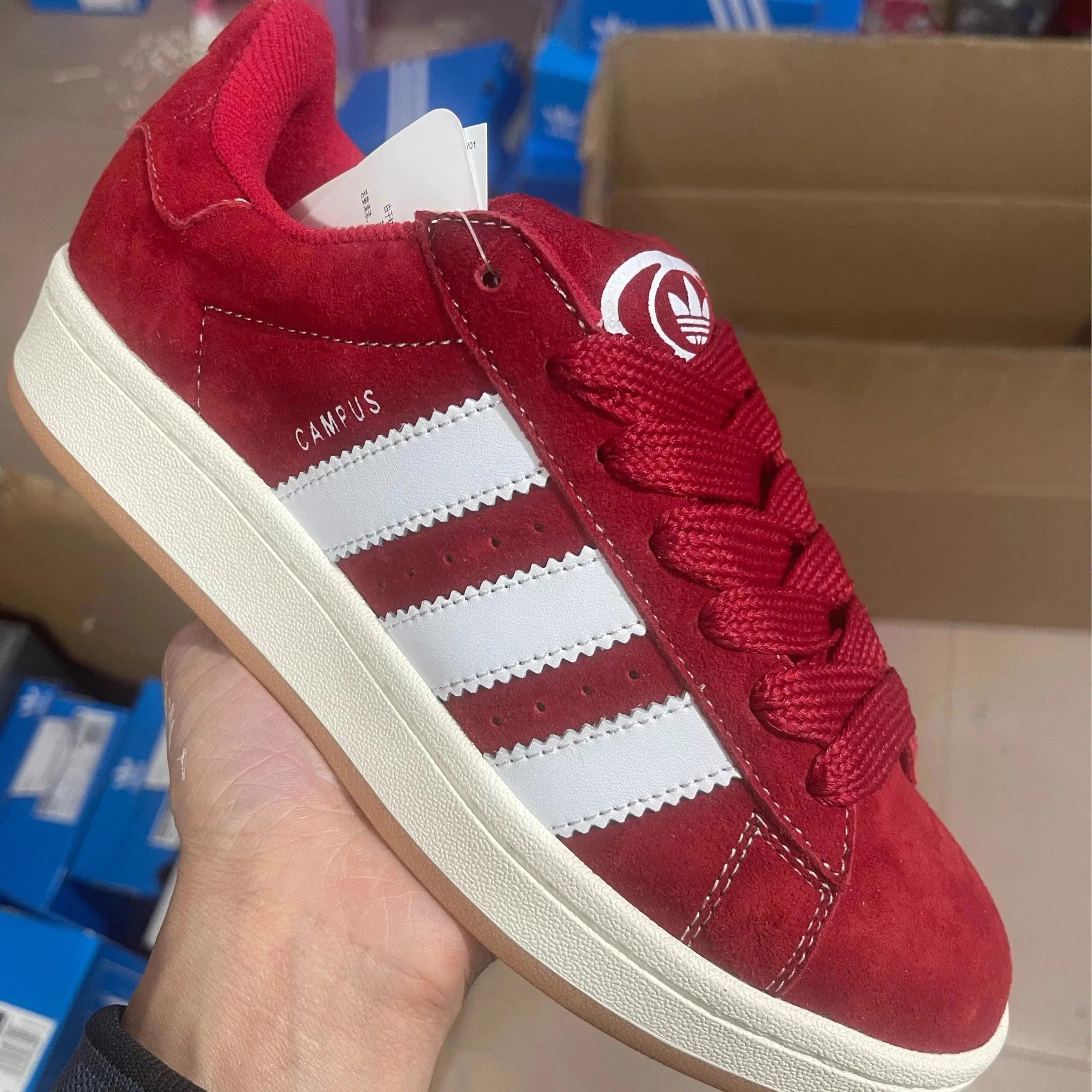 Adidas Campus Red White