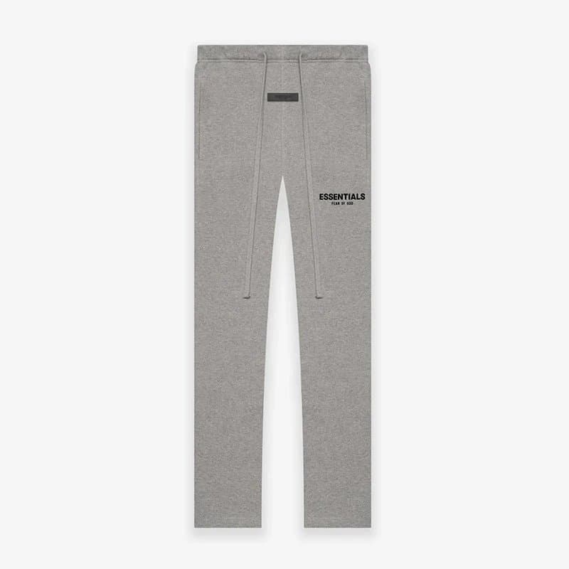 Fear of God Essentials Hooded Sweatshirt Essentials Logo — 直筒长裤深麻灰