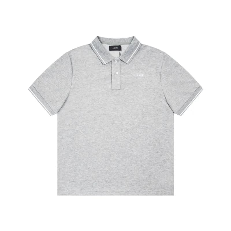 Amiri Short-Sleeve Shirt Distressed Plaid — 9937 gray