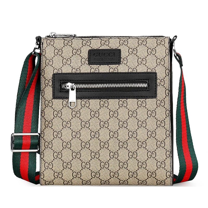 Gucci × Gallery Dept. Crossbody Bag Patchwork Tiger — 棕色