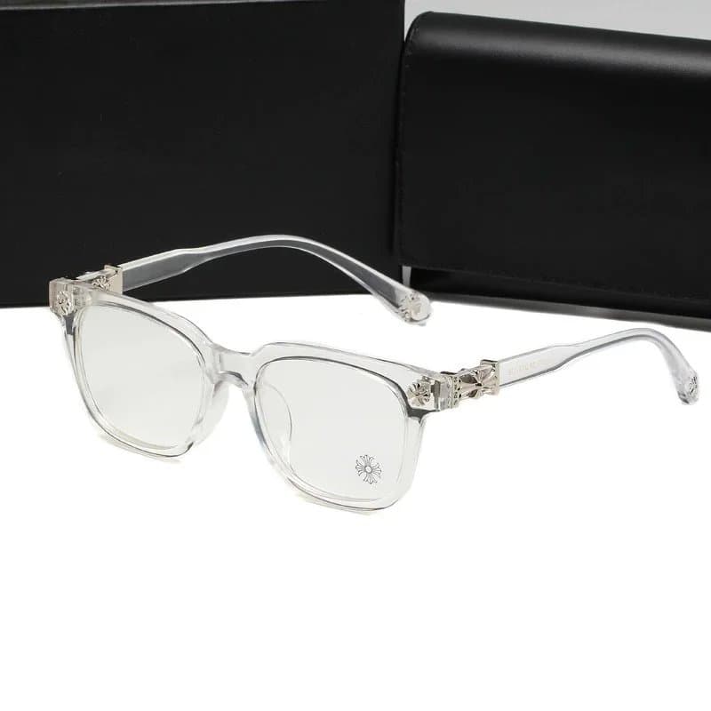 Chrome Hearts Optical Glasses Clear Acetate with Cross Motif