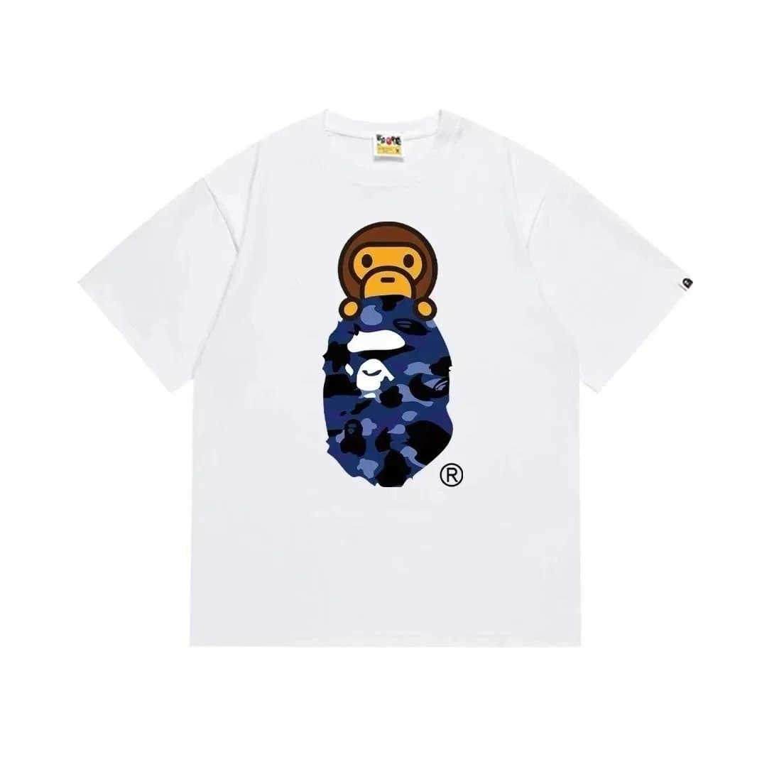BAPE Ape Head Tee White Ape Logo — 29