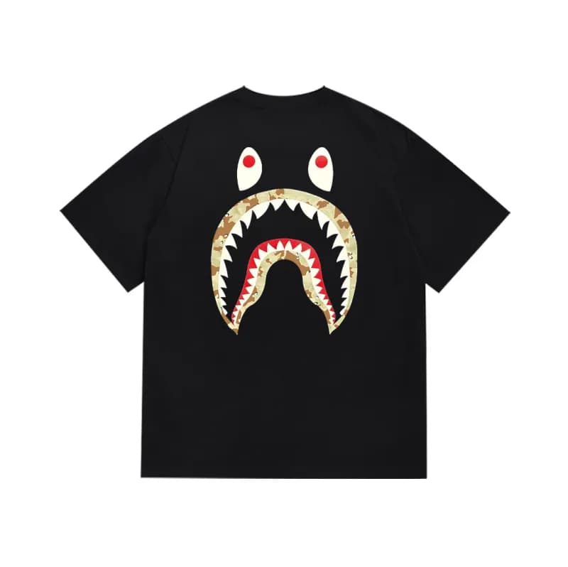 BAPE Shark Tee Desert Camo Shark