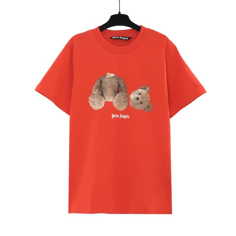 Palm Angels Graphic Tee Bear Print