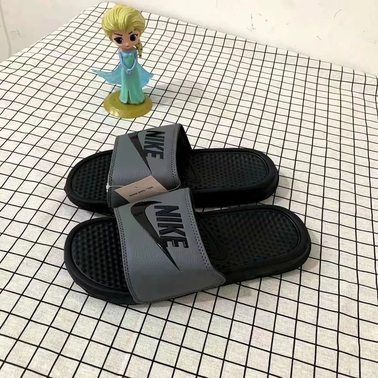 Adidas Slide Gradient — NK黑灰色（正确版带标）