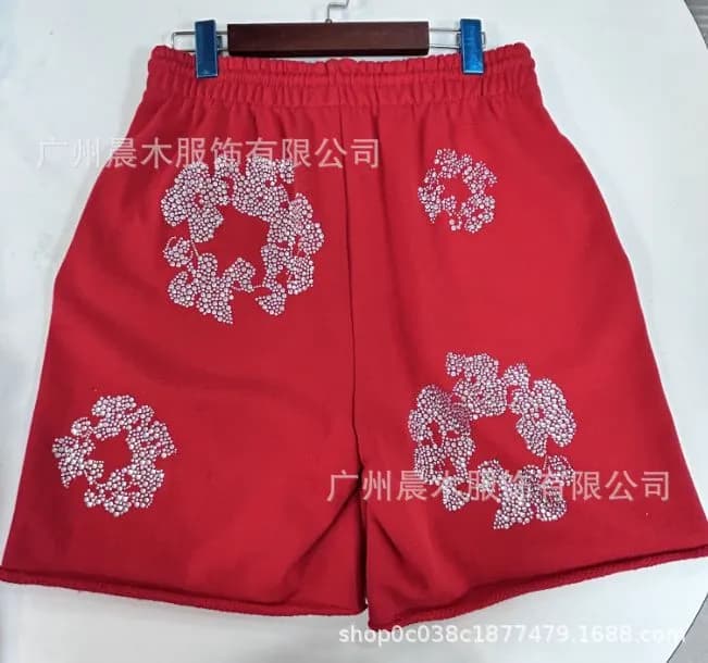 Supreme Embroidered Shorts Floral Motif