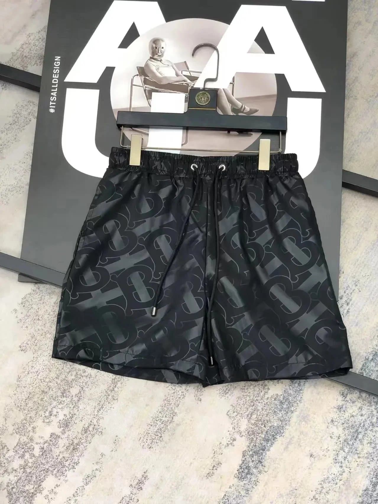 Burberry Logo-Print Shorts Monogram Pattern — 9