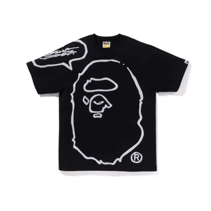 BAPE Ape Head Tee Outline Ape