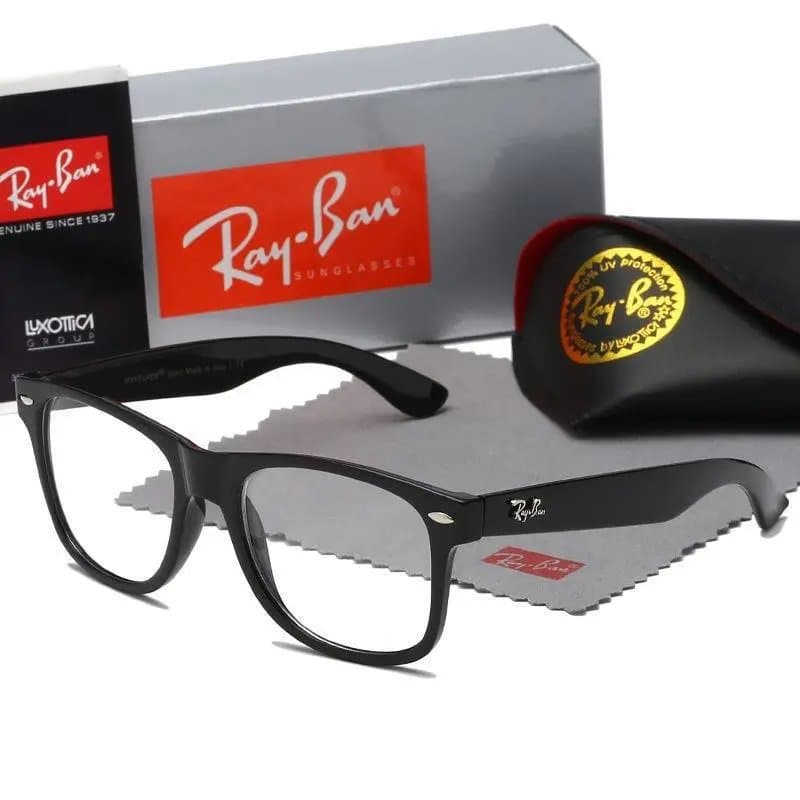 Ray-Ban Wayfarer Tortoise Shell — 二140 亮黑白片+配送盒