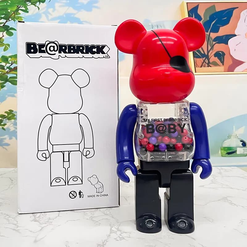 Be@rbrick Bearbrick Maneki-neko x Milky — Maroon