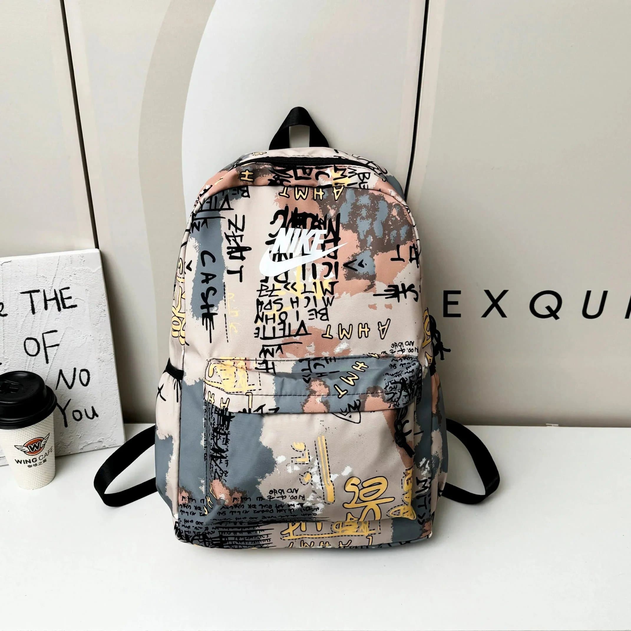 Nike Backpack Graffiti Print