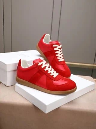 Maison Margiela Tabi Sneaker Red with White Laces