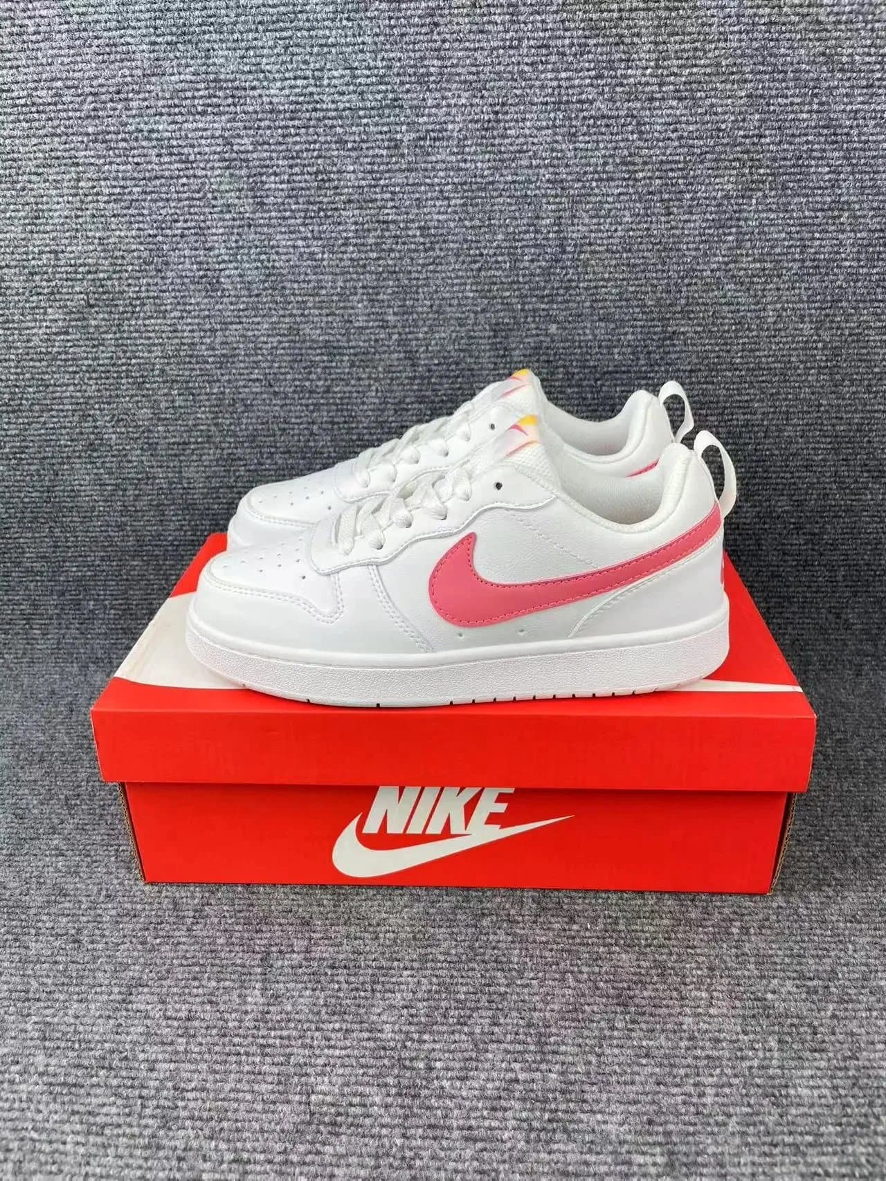 Nike Dunk Low White Grey Blue — 2代粉色