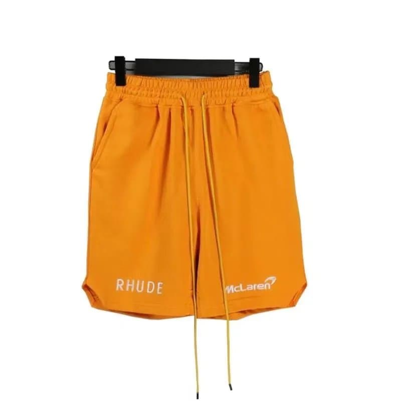 Rhude Knit Shorts Script Logo — 23