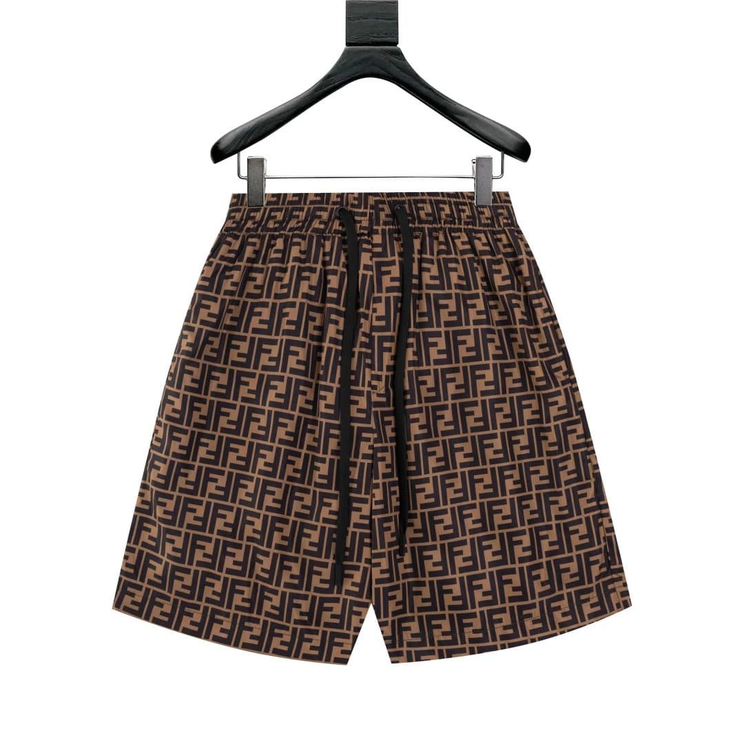 Fendi FF Logo Shorts Monogram Print